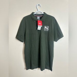 Puma Size XL Men's Dark Green Polo Shirt